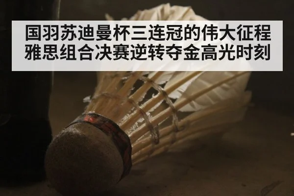 国羽苏迪曼杯三连冠的伟大征程 雅思组合决赛逆转夺金高光时刻